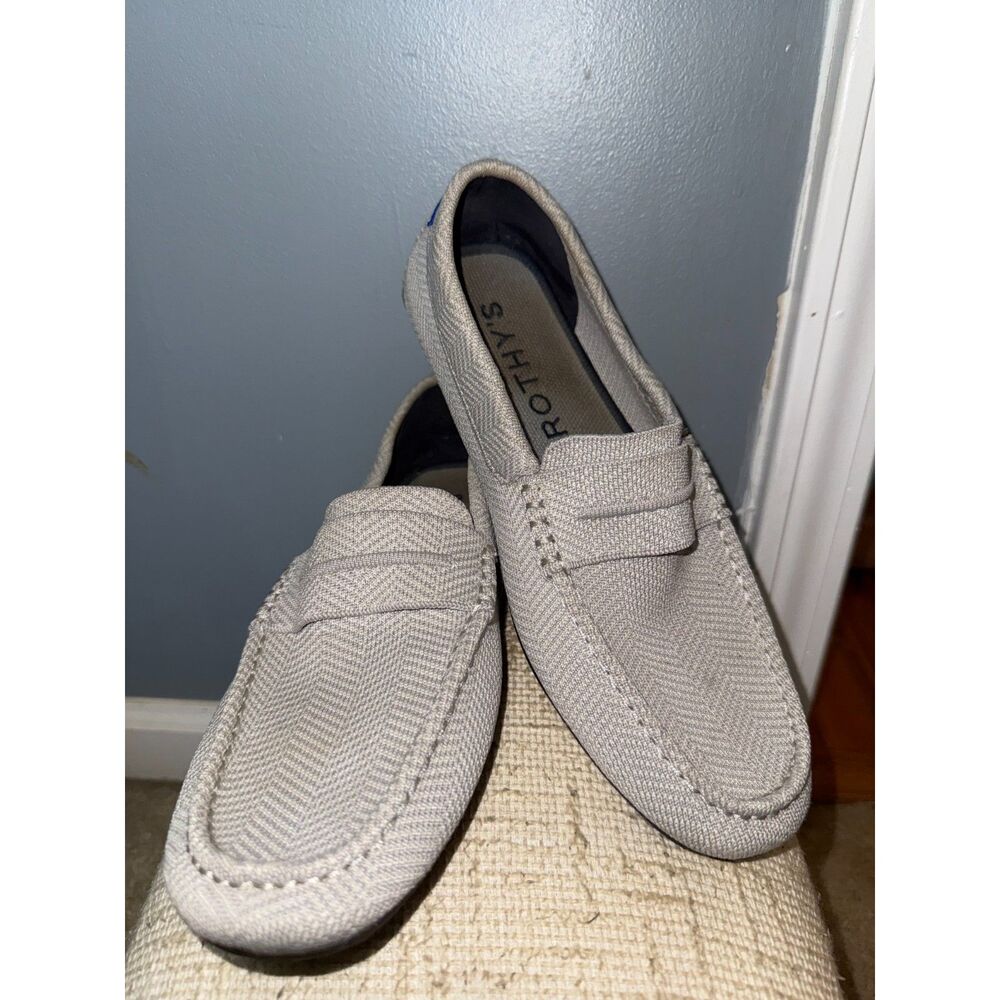 Men's Rothy's Grey 'Driving Shoe' Loafer Slip-Ons | Size 10 | Casual Menswear
